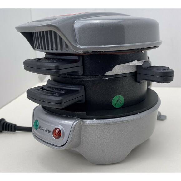 Hamilton Beach Quick and Easy Breakfast Sandwich Maker Model 25475 Non Stick - Picture 5 of 6